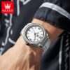 OLEVS 1018 Herrenuhr – Wasserdichte Quarz-Uhr mit Silikonarmband & Leuchtfunktion – Bild 14