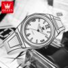 OLEVS 1018 Herrenuhr – Wasserdichte Quarz-Uhr mit Silikonarmband & Leuchtfunktion – Bild 3