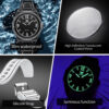 OLEVS 1018 Herrenuhr – Wasserdichte Quarz-Uhr mit Silikonarmband & Leuchtfunktion – Bild 25