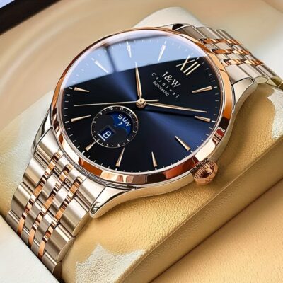 Carnival High-End Herren Automatikuhr: Sportlich-elegant mit Saphirglas