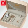 OLEVS Geschenkset Luxus-Quarzuhr für Damen-Eleganz trifft Funktionalität – Bild 7