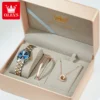 OLEVS Geschenkset Luxus-Quarzuhr für Damen-Eleganz trifft Funktionalität – Bild 6