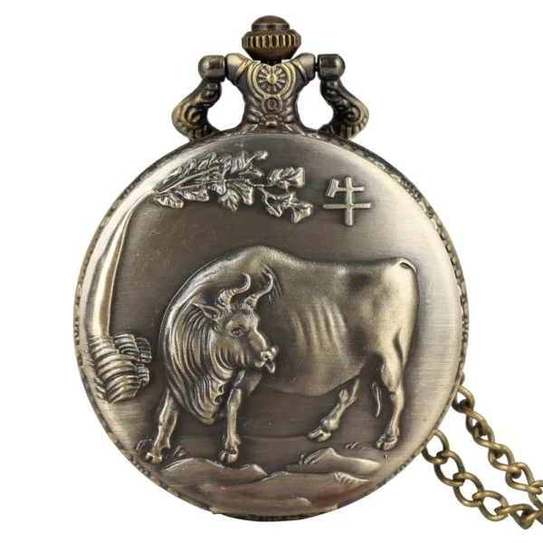 YISUYA Antike Sternzeichen-Taschenuhr: Retro-Charme und präzises Design – Bild 8