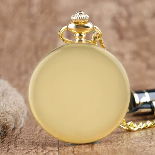 Luxus Glatte Silber Taschenuhr-Zeitlose Eleganz für Sie und Ihn – Bild 27
