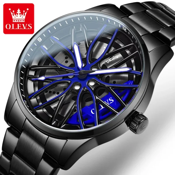 OLEVS 9937 Herrenuhr – Top Luxus Quarz-Uhr mit drehbarer Lünette & Sport-Design – Bild 12