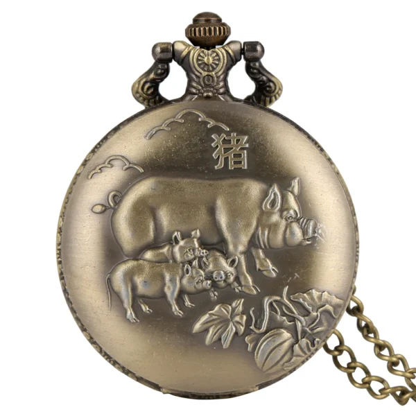 YISUYA Antike Sternzeichen-Taschenuhr: Retro-Charme und präzises Design – Bild 14