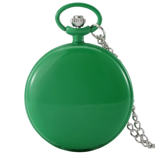 Luxus Glatte Silber Taschenuhr-Zeitlose Eleganz für Sie und Ihn – Bild 19