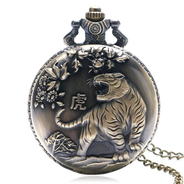 YISUYA Antike Sternzeichen-Taschenuhr: Retro-Charme und präzises Design – Bild 9