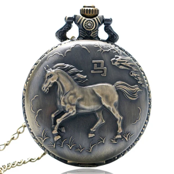 YISUYA Antike Sternzeichen-Taschenuhr: Retro-Charme und präzises Design – Bild 17