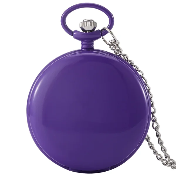 Luxus Glatte Silber Taschenuhr-Zeitlose Eleganz für Sie und Ihn – Bild 10