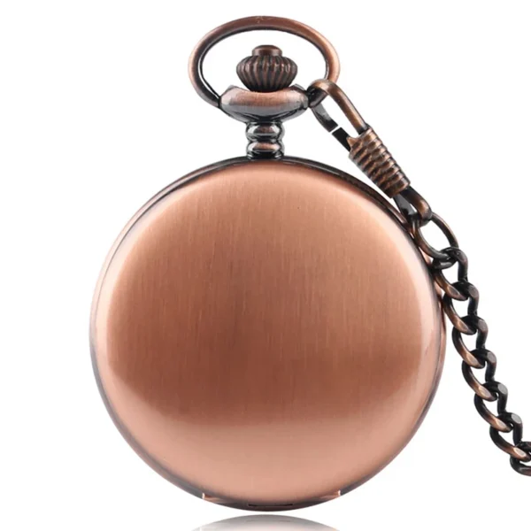 Luxus Glatte Silber Taschenuhr-Zeitlose Eleganz für Sie und Ihn – Bild 15
