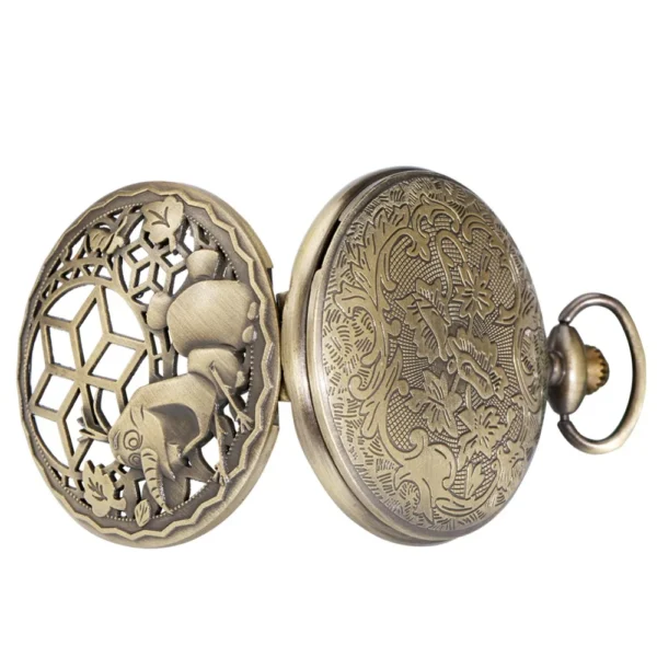 Antike Bronze OLAF-Design Taschenuhr | Ein Retro-Meisterwerk – Bild 11