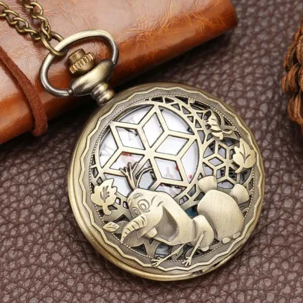 Antike Bronze OLAF-Design Taschenuhr | Ein Retro-Meisterwerk – Bild 6