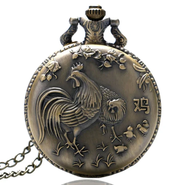 YISUYA Antike Sternzeichen-Taschenuhr: Retro-Charme und präzises Design – Bild 12