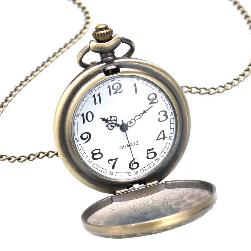 Retro Bronze Mustang Taschenuhr: Ein Tribut an Klassische Eleganz