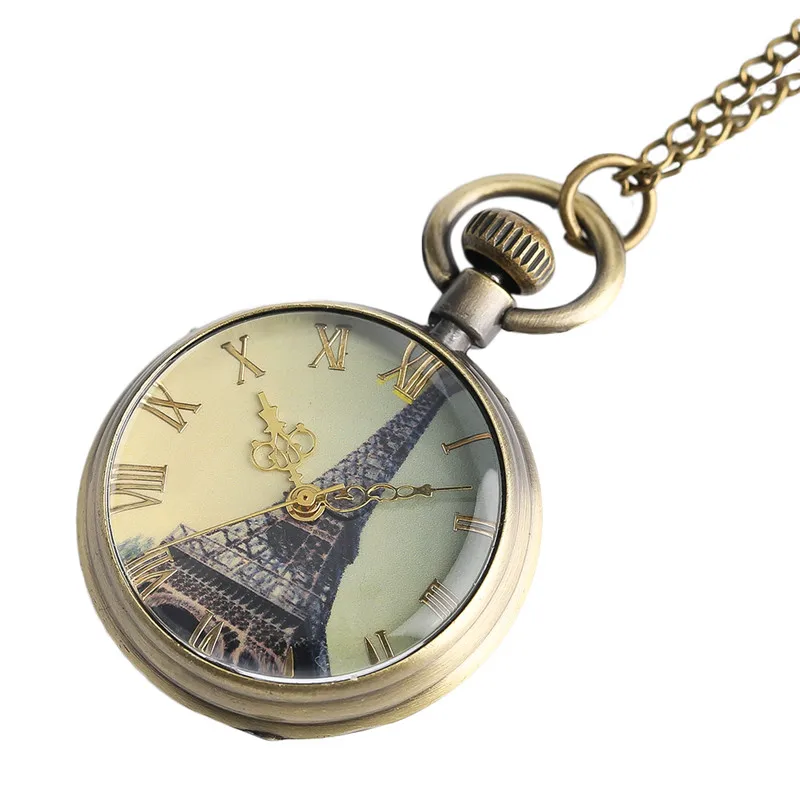 Antike Eiffelturm Taschenuhr- Charme von Paris