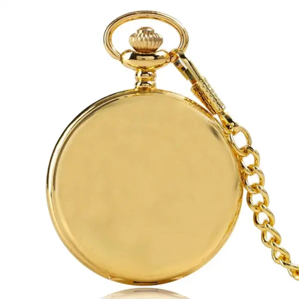 Luxus Glatte Silber Taschenuhr-Zeitlose Eleganz für Sie und Ihn – Bild 12