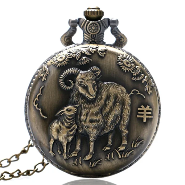 YISUYA Antike Sternzeichen-Taschenuhr: Retro-Charme und präzises Design – Bild 18