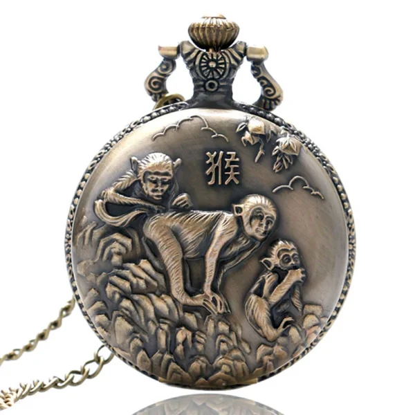 YISUYA Antike Sternzeichen-Taschenuhr: Retro-Charme und präzises Design – Bild 11