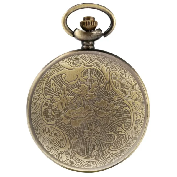 Antike Bronze OLAF-Design Taschenuhr | Ein Retro-Meisterwerk – Bild 3