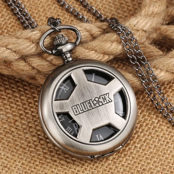 Vintage Hohl-Pentagon-Design Taschenuhr | Einzigartiger Stil für Sie und Ihn – Bild 9