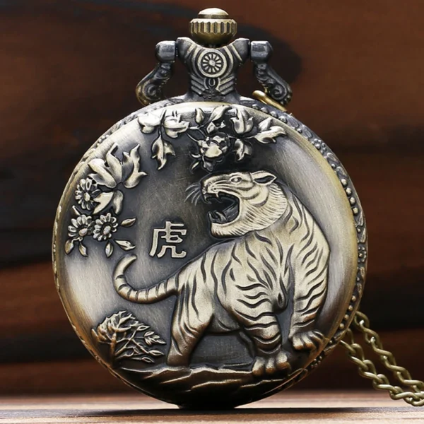 YISUYA Antike Sternzeichen-Taschenuhr: Retro-Charme und präzises Design – Bild 6
