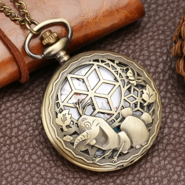 Antike Bronze OLAF-Design Taschenuhr | Ein Retro-Meisterwerk – Bild 12
