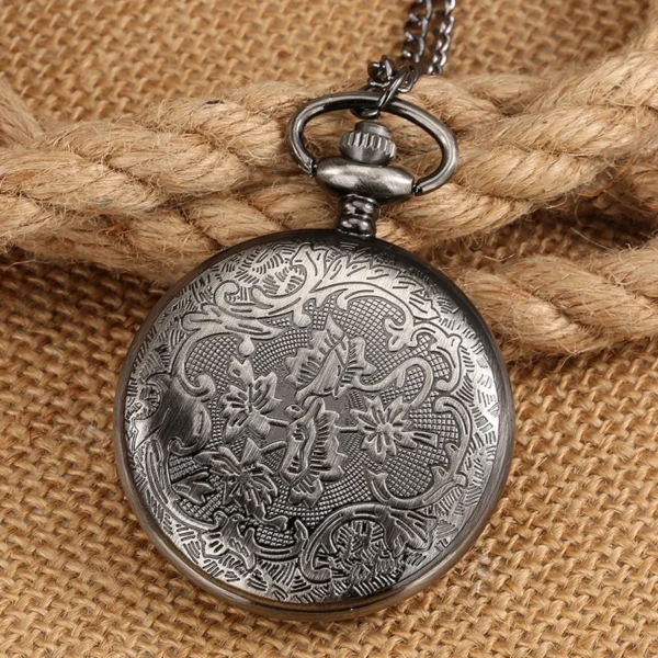 Vintage Hohl-Pentagon-Design Taschenuhr | Einzigartiger Stil für Sie und Ihn – Bild 10