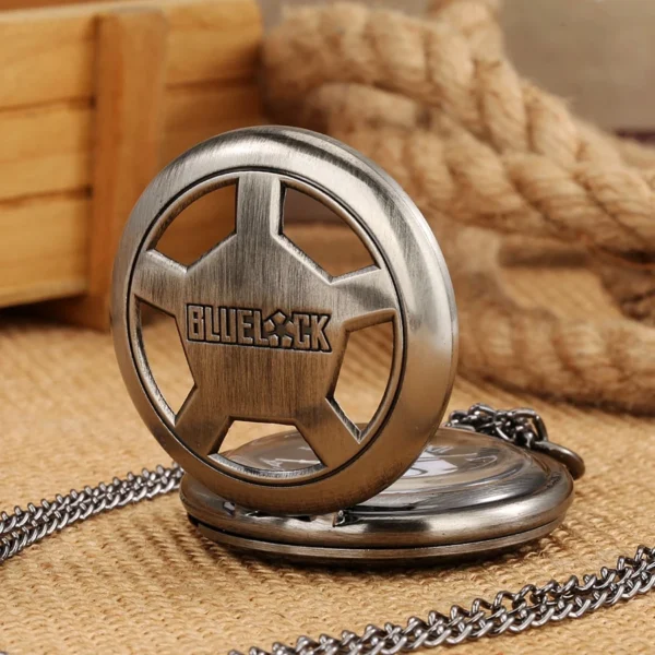 Vintage Hohl-Pentagon-Design Taschenuhr | Einzigartiger Stil für Sie und Ihn – Bild 12