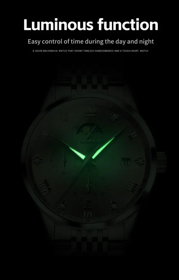 OLEVS Trend Fashion Herrenuhr - Eleganz und Funktion für den modernen Mann – Bild 26