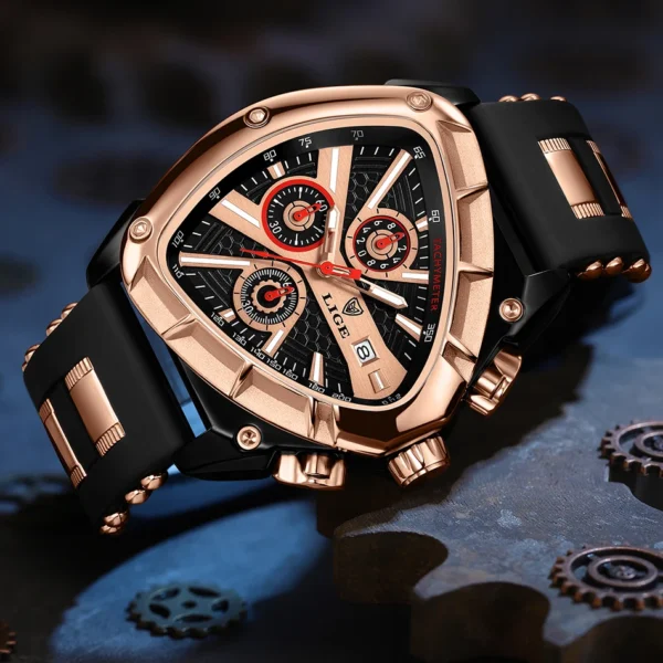 LIGE Business Sport Herrenuhr-Robuste Eleganz für den Mann – Bild 25