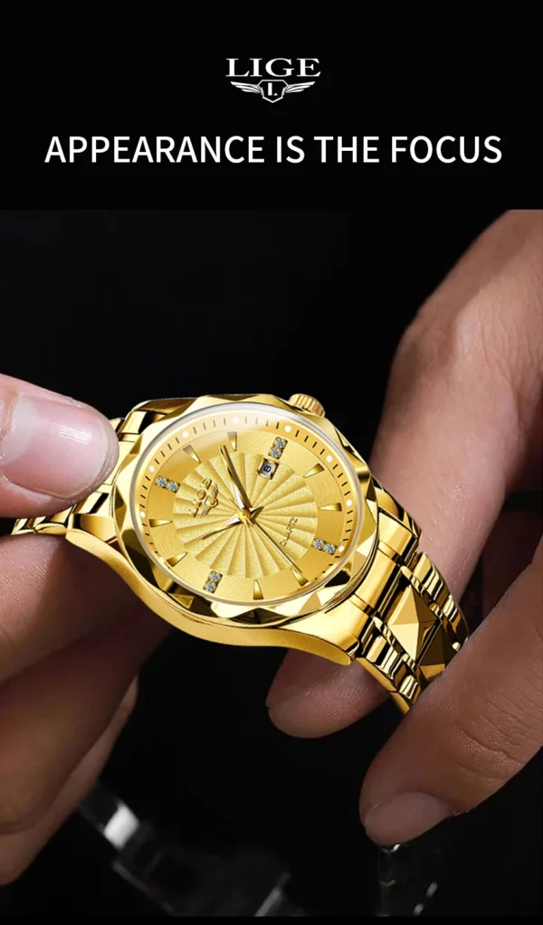 Business Sport Herrenuhr: Luxuriöse Eleganz aus Edelstahl mit Chronograph – Bild 27