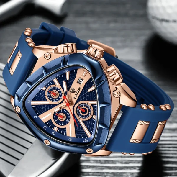 LIGE Business Sport Herrenuhr-Robuste Eleganz für den Mann – Bild 4