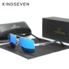 KINGSEVEN Polarisierte Rechteckige Sonnenbrille UV400 für Herren – Bild 11