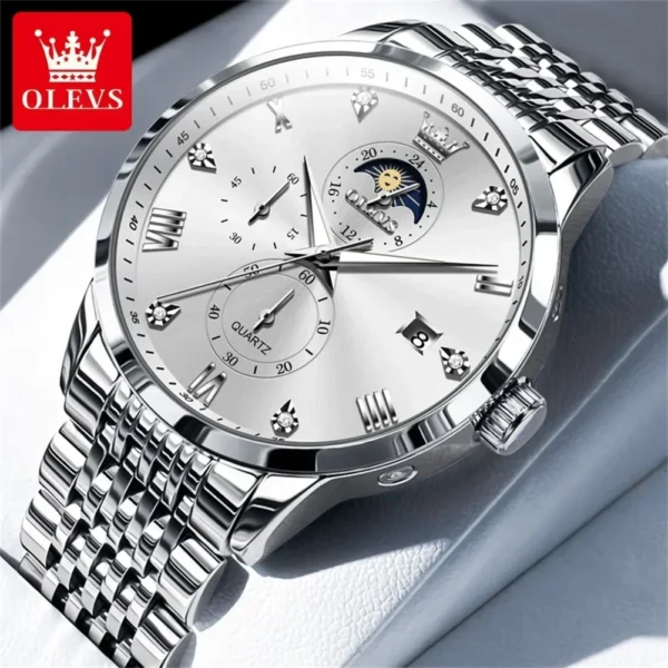 OLEVS Trend Fashion Herrenuhr - Eleganz und Funktion für den modernen Mann – Bild 10