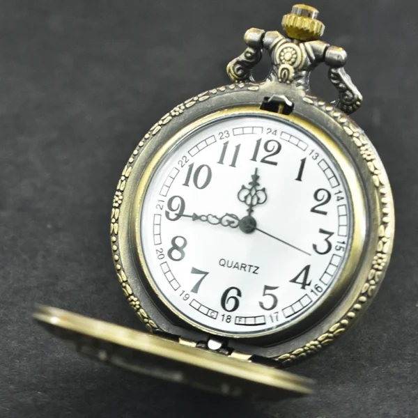 Vintage Bronze Steampunk Taschenuhr: Einzigartiger Stil mit Charakter – Bild 4