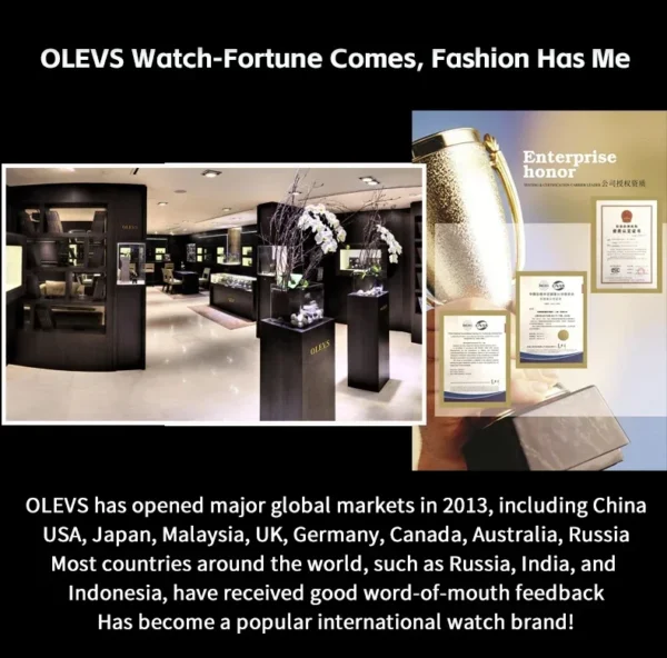OLEVS Trend Fashion Herrenuhr - Eleganz und Funktion für den modernen Mann – Bild 28