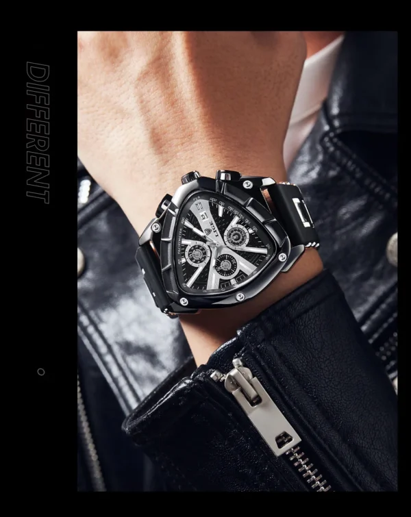 LIGE 89103 Wasserdichte Herrenuhr: Luxuriöse Militär-Sportuhr mit Chronograph – Bild 35