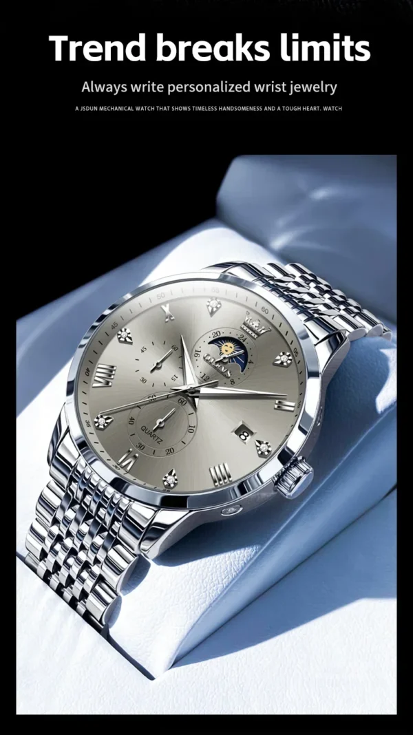 OLEVS Trend Fashion Herrenuhr - Eleganz und Funktion für den modernen Mann – Bild 14