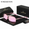 KINGSEVEN Polarisierte Piloten-Sonnenbrille für Herren und Damen – Klassischer UV400-Schutz – Bild 2