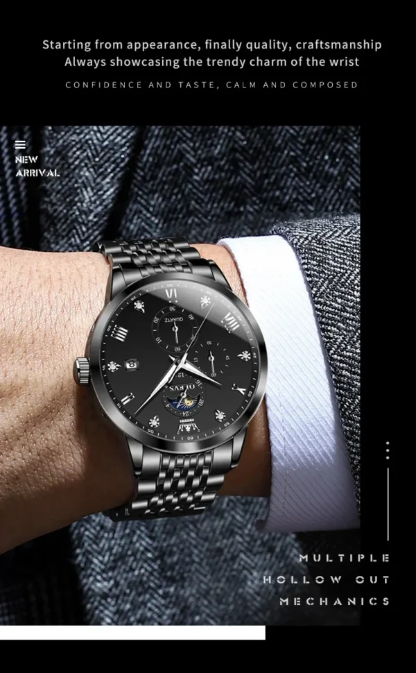 OLEVS Trend Fashion Herrenuhr - Eleganz und Funktion für den modernen Mann – Bild 23