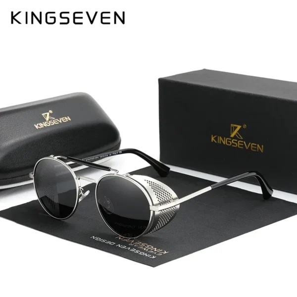 KINGSEVEN Polarisierte Piloten-Sonnenbrille für Herren und Damen – Klassischer UV400-Schutz – Bild 11