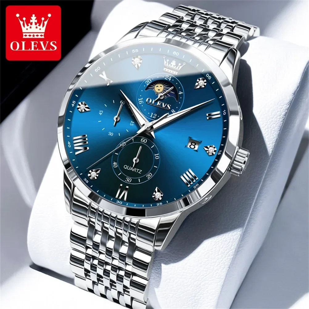 OLEVS Trend Fashion Herrenuhr - Eleganz und Funktion für den modernen Mann