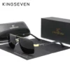 KINGSEVEN Polarisierte Rechteckige Sonnenbrille UV400 für Herren – Bild 2