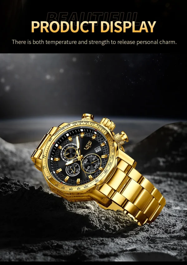Business Sport Herrenuhr - Luxuriöse Eleganz aus Edelstahl – Bild 21