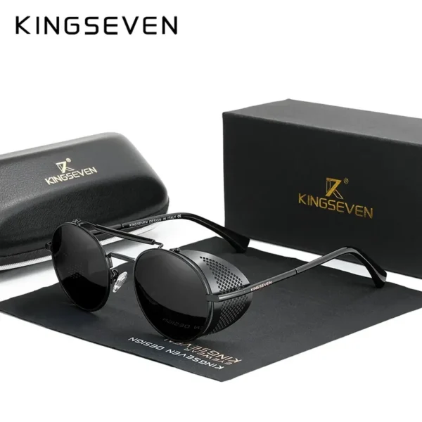 KINGSEVEN Polarisierte Piloten-Sonnenbrille für Herren und Damen – Klassischer UV400-Schutz – Bild 12