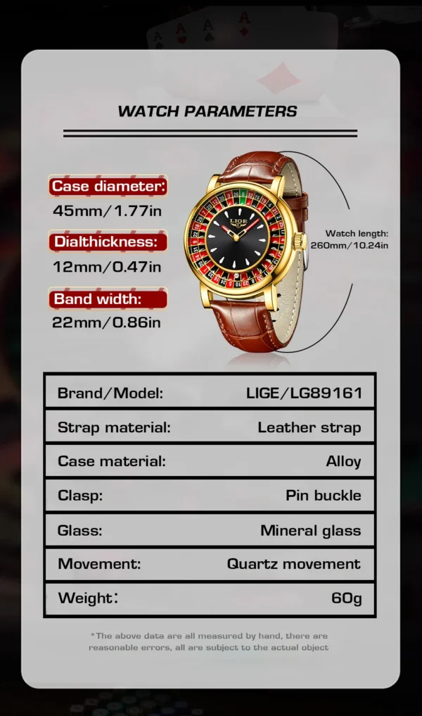 LIGE 89161 Business Sport Herrenuhr – Bild 15