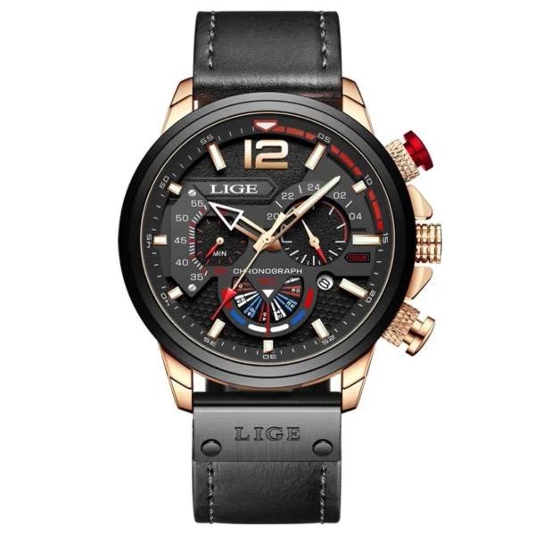 Fashion Herrenuhr - Luxuriöser Chronograph mit Sport-Appeal – Bild 8