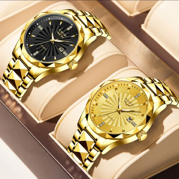 Business Sport Herrenuhr: Luxuriöse Eleganz aus Edelstahl mit Chronograph – Bild 24