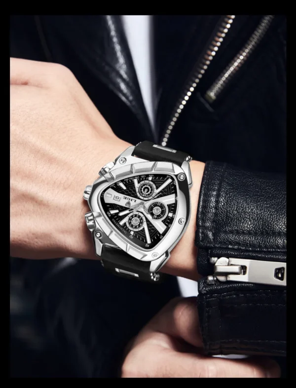 LIGE 89103 Wasserdichte Herrenuhr: Luxuriöse Militär-Sportuhr mit Chronograph – Bild 32